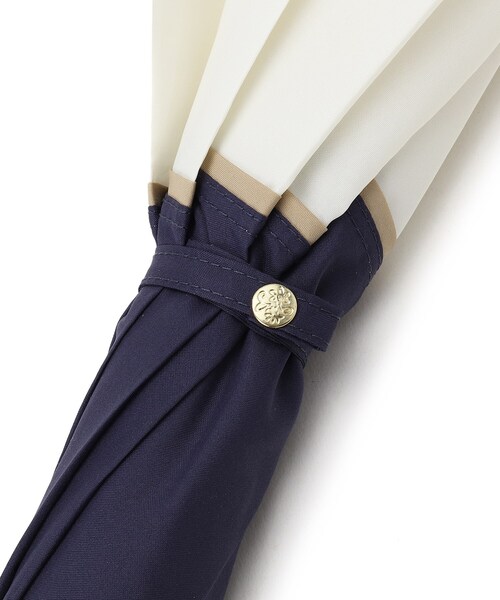 DRESKIP（ドレスキップ）の「◆because プレーンバイカラー長傘（長傘・レディース・ネイビー系4/アイボリー系4/ブラック系4・00）」の6枚目の写真