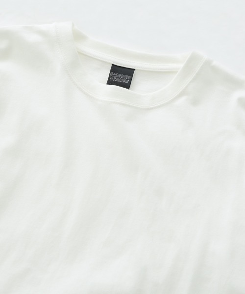 SIDEWAY STANCE（サイドウェイスタンス）の「【SIDEWAY STANCE】ミドルウェイト 長袖 無地 Tシャツ（Tシャツ/カットソー・メンズ・ホワイト/チャコール/モスグリーン/パープル/グレイッシュベージュ/ブラック・LARGE/MEDIUM/X-LARGE）」の21枚目の写真