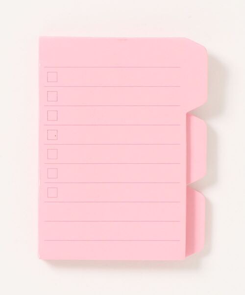 HIGHTIDE(ハイタイド)の「スティッキータブ 付箋 ふせん(手帳/メモ帳・レディース・イエロー/ピンク/ブルー/ライトグリーン・FREE)」の8枚目の写真