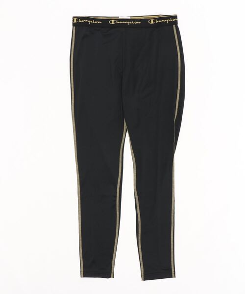 Champion(チャンピオン)の「【CHAMPION/チャンピオン】ストレッチベア天竺 ロングスパッツ CM9HP261 ワンポイントロゴ(レギンス/スパッツ・メンズ・ホワイト/ゴールド・MEDIUM/LARGE/X-LARGE)」の1枚目の写真