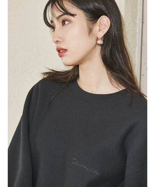 Champion(チャンピオン)の「【EMODA×CHAMPION】オーバールーズプルオーバー(スウェット・レディース・ブラック/ベージュ/グレー・FREE)」の20枚目の写真