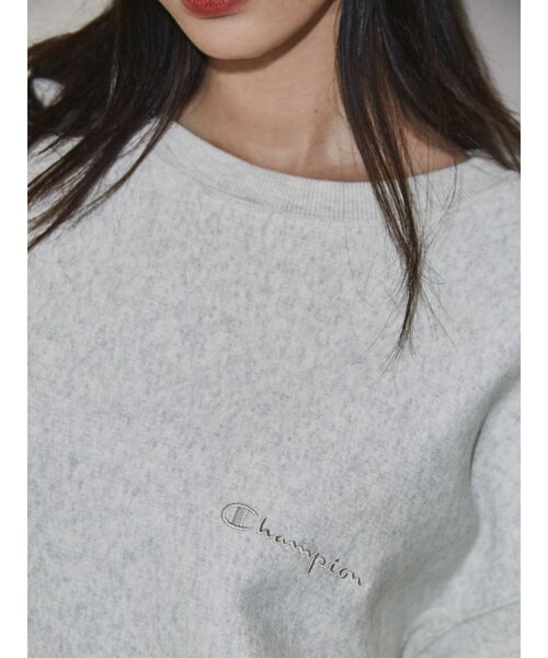 Champion(チャンピオン)の「【EMODA×CHAMPION】オーバールーズプルオーバー(スウェット・レディース・ブラック/ベージュ/グレー・FREE)」の12枚目の写真