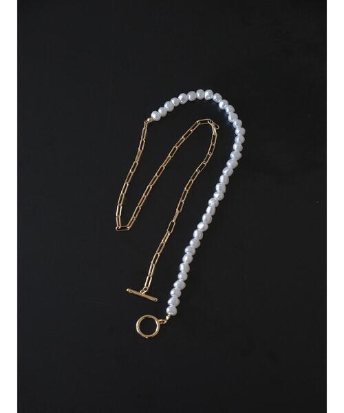AMERICAN HOLIC(アメリカンホリック)の「パールチェーンクミアワセネックレス(ネックレス・レディース・シルバー/ゴールド・FREE)」の11枚目の写真