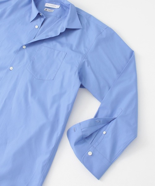 THOMAS MASON（トーマス メイソン）の「トーマスメイソンオーバーシャツ（シャツ/ブラウス・メンズ・ストライプ/ホワイト/ロイヤルブルー・MEDIUM/LARGE/X-LARGE）」の20枚目の写真