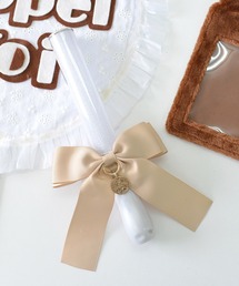 Appel Toi（アペルトワ）の「ヲタ活グッズ 推し活 推しカラー ペンライトリボン ラウンドチャーム（その他雑貨）」