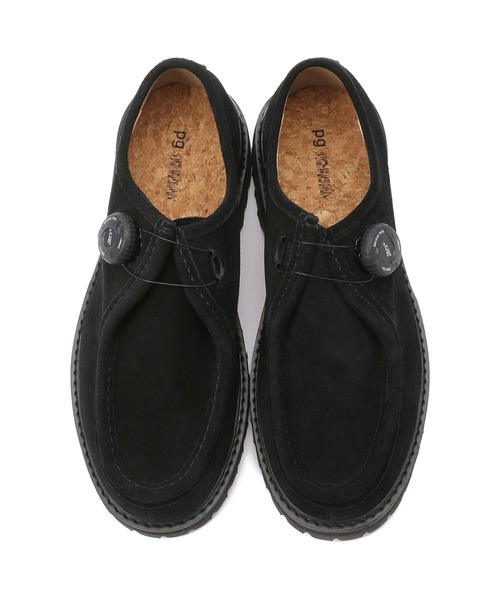 PG(ピージー)の「pg/ピージー Knock/ノック チロリアンシューズ(モカシン/デッキシューズ・レディース・ブラック・38/39)」の6枚目の写真