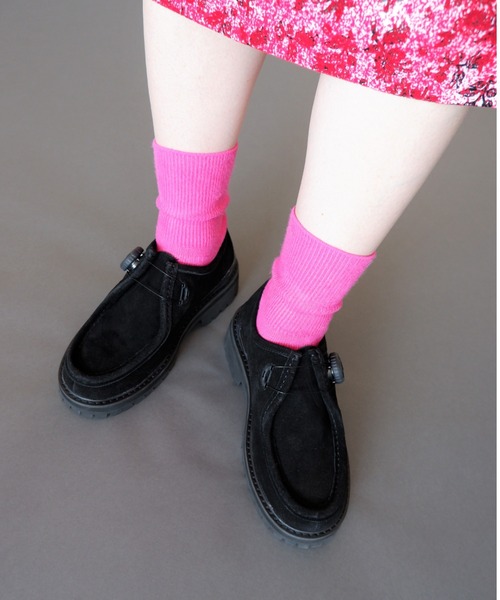 PG(ピージー)の「pg/ピージー Knock/ノック チロリアンシューズ(モカシン/デッキシューズ・レディース・ブラック・38/39)」の10枚目の写真