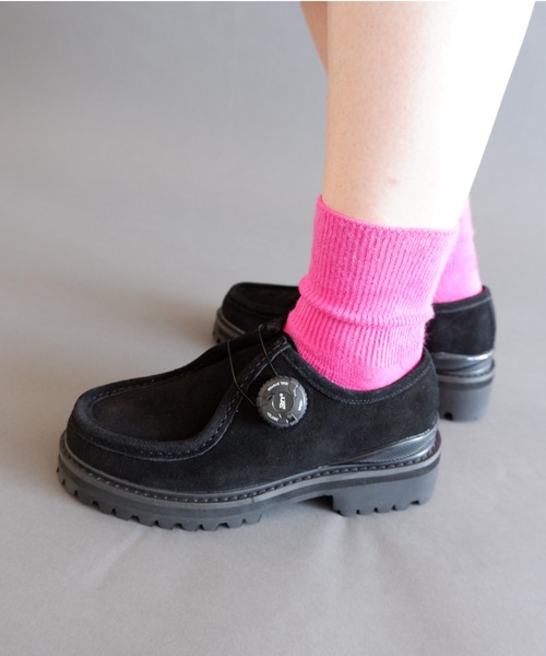 PG(ピージー)の「pg/ピージー Knock/ノック チロリアンシューズ(モカシン/デッキシューズ・レディース・ブラック・38/39)」の12枚目の写真