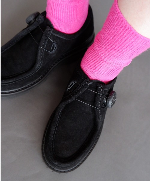PG(ピージー)の「pg/ピージー Knock/ノック チロリアンシューズ(モカシン/デッキシューズ・レディース・ブラック・38/39)」の11枚目の写真