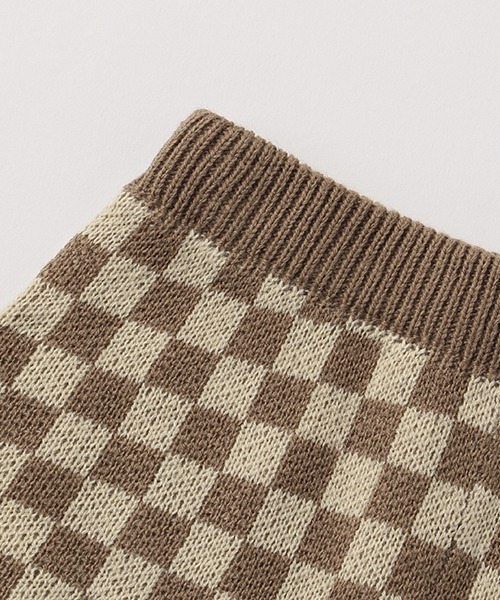 petit main（プティマイン）の「ニットカーデセットアップ（ニット/セーター・キッズ・モカ/グリーン・L/S/M）」の8枚目の写真