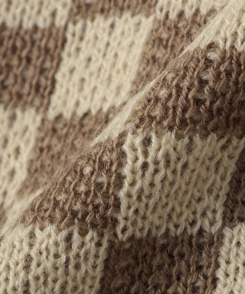 petit main（プティマイン）の「ニットカーデセットアップ（ニット/セーター・キッズ・モカ/グリーン・L/S/M）」の7枚目の写真