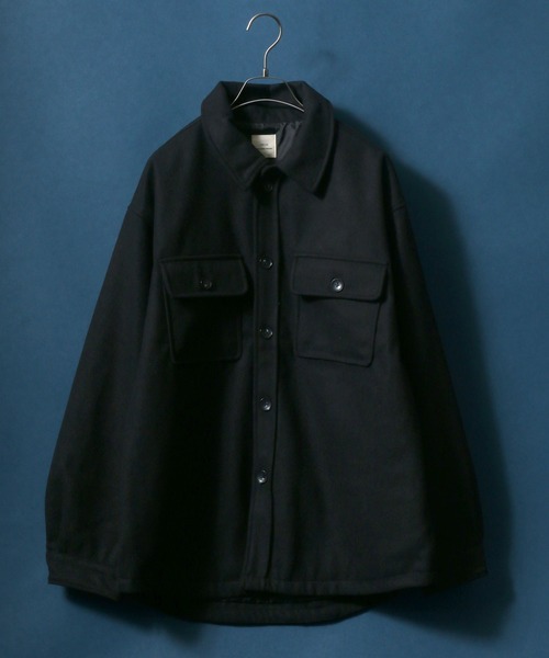 安い ストア通販 Wool Melton Oversized Cpo Jacket メルトン オーバーサイズ Cpoジャケット ミリタリージャケット Anpas アンパス のファッション セール販売店舗 Bmti Uz