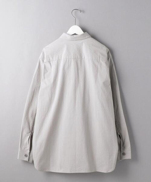 MAN-TLE(マントル)の「<MAN-TLE(マントル)> コットン シャツ(シャツ/ブラウス・メンズ・シルバー・S)」の7枚目の写真