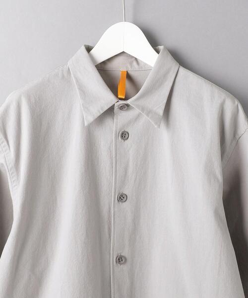 MAN-TLE(マントル)の「<MAN-TLE(マントル)> コットン シャツ(シャツ/ブラウス・メンズ・シルバー・S)」の3枚目の写真