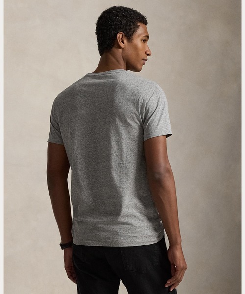POLO RALPH LAUREN(ポロ ラルフ ローレン)の「カスタム スリム クルーネック T シャツ(Tシャツ/カットソー・メンズ・グレー系・L/XXL/M/S/XL/XS)」の5枚目の写真