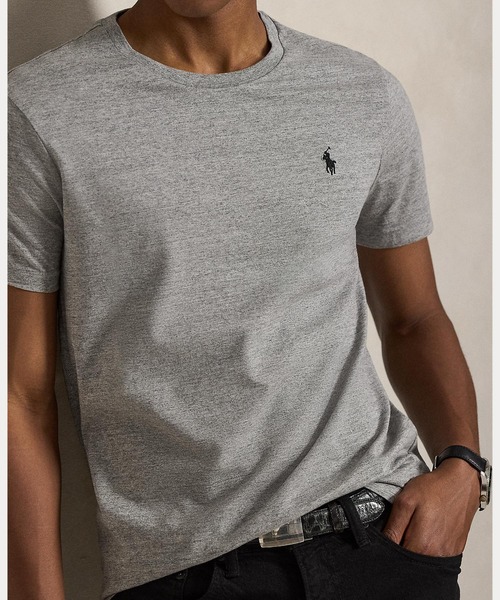 POLO RALPH LAUREN(ポロ ラルフ ローレン)の「カスタム スリム クルーネック T シャツ(Tシャツ/カットソー・メンズ・グレー系・L/XXL/M/S/XL/XS)」の6枚目の写真
