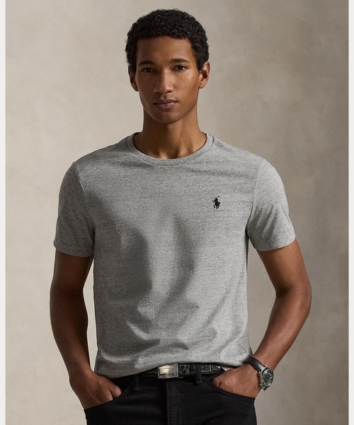 POLO RALPH LAUREN(ポロ ラルフ ローレン)の「カスタム スリム クルーネック T シャツ(Tシャツ/カットソー・メンズ・グレー系・L/XXL/M/S/XL/XS)」の3枚目の写真