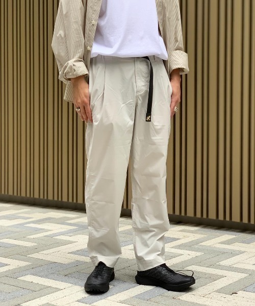 GRAMICCI ライトグレー パンツ GUP4-SJP08]GRAMICCI(グラミチ) GABARDINE EAZY TAPERED PANT