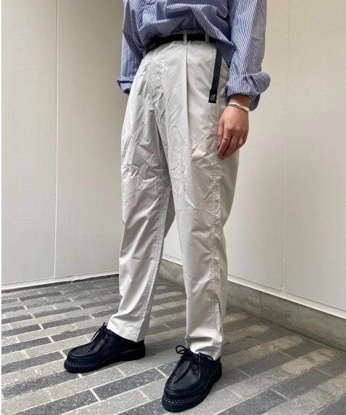 GRAMICCI ライトグレー パンツ GRAMICCI / COOLMAX NARROW RIB PANTS