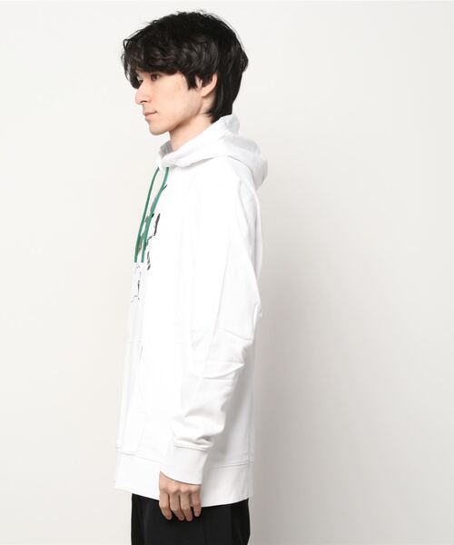 BROOKS BROTHERS（ブルックスブラザーズ）の「コットン フレンチテリー マスコットヘンリー/バスケットボール グラフィックプリント フーデッドパーカー（パーカー・メンズ・ネイビー/ホワイト・X-SMALL/SMALL/X-LARGE/MEDIUM/LARGE）」の5枚目の写真