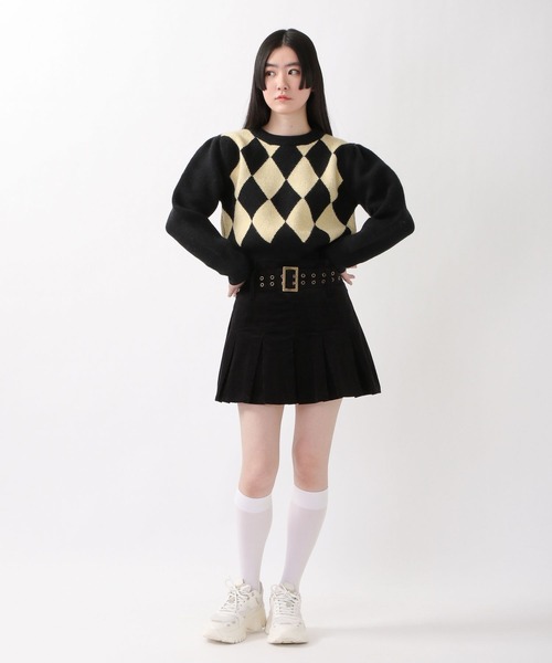 ALAND(エーランド)の「3.3Field Trip/ARGYLEニットクループルオーバー 2261516(ニット/セーター・レディース・ブラウン/ブラック・FREE)」の15枚目の写真