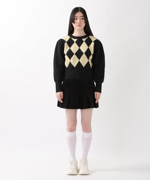 ALAND(エーランド)の「3.3Field Trip/ARGYLEニットクループルオーバー 2261516(ニット/セーター・レディース・ブラウン/ブラック・FREE)」の17枚目の写真