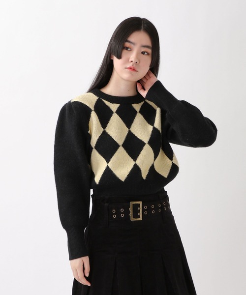 ALAND(エーランド)の「3.3Field Trip/ARGYLEニットクループルオーバー 2261516(ニット/セーター・レディース・ブラウン/ブラック・FREE)」の19枚目の写真