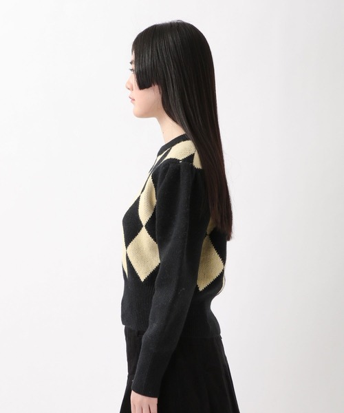 ALAND(エーランド)の「3.3Field Trip/ARGYLEニットクループルオーバー 2261516(ニット/セーター・レディース・ブラウン/ブラック・FREE)」の21枚目の写真