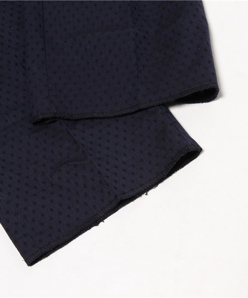 KATHARINE HAMNETT LONDON （キャサリンハムネットロンドン）の「GEOMETRY JACQUARD / ジオメトリージャガードパンツ（スラックス・メンズ・ブルー・SMALL/LARGE/MEDIUM/XL）」の11枚目の写真