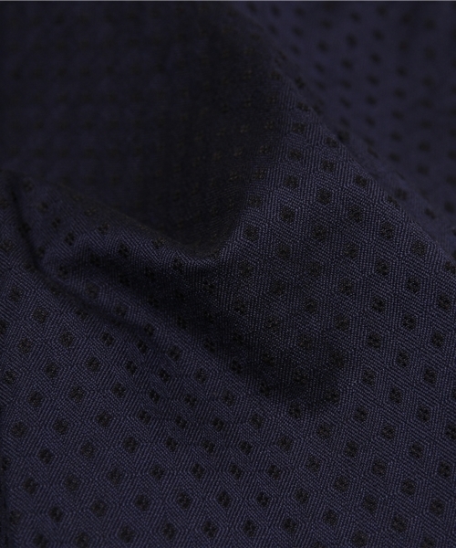 KATHARINE HAMNETT LONDON （キャサリンハムネットロンドン）の「GEOMETRY JACQUARD / ジオメトリージャガードパンツ（スラックス・メンズ・ブルー・SMALL/LARGE/MEDIUM/XL）」の12枚目の写真