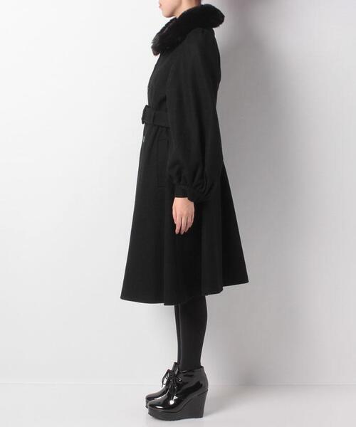 To b. by agnes b.（トゥービーバイアニエスベー）の「WD44 MANTEAU コート（その他アウター・レディース・ブラック・36）」の5枚目の写真