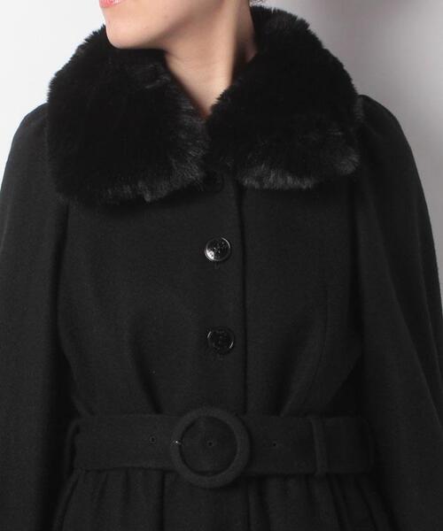 To b. by agnes b.（トゥービーバイアニエスベー）の「WD44 MANTEAU コート（その他アウター・レディース・ブラック・36）」の3枚目の写真