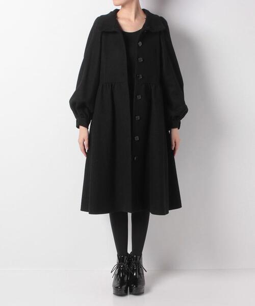 To b. by agnes b.（トゥービーバイアニエスベー）の「WD44 MANTEAU コート（その他アウター・レディース・ブラック・36）」の7枚目の写真