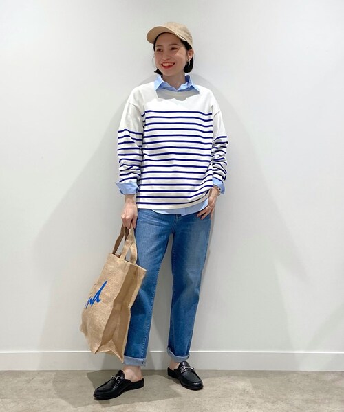 INDIVI（インディヴィ）の「ボーイズデニム（デニムパンツ・レディース・ライトグレー/ブルー・40/38/42/36/34/03/05/15 /13/19）」の3枚目の写真