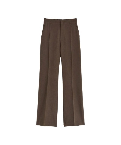 Re:EDIT（リエディ）の「[mau×Re:EDIT][mauコラボ][低身長/高身長][スリット有or無し]ストレッチミックスツイルセミフレアパンツ（その他パンツ・レディース・アイボリー/ブラウン/グリーン/イエロー/ブラック/チャコールグレー/モカ/キャメル/ベージュ系その他/ベージュ/グレー系その他/ブラック系その他/ナチュラル・AM/LARGE/MEDIUM/AS/TALL/X-LARGE）」の15枚目の写真