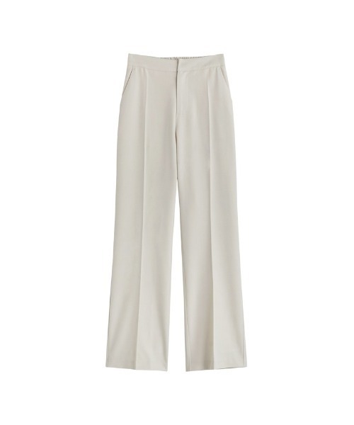 Re:EDIT（リエディ）の「[mau×Re:EDIT][mauコラボ][低身長/高身長][スリット有or無し]ストレッチミックスツイルセミフレアパンツ（その他パンツ・レディース・アイボリー/ブラウン/グリーン/イエロー/ブラック/チャコールグレー/モカ/キャメル/ベージュ系その他/ベージュ/グレー系その他/ブラック系その他/ナチュラル・AM/LARGE/MEDIUM/AS/TALL/X-LARGE）」の19枚目の写真