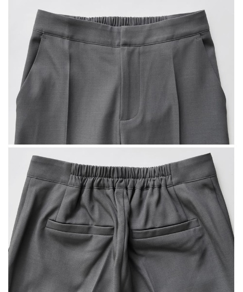 みぃページ ミックスツイルダブルタックパンツ - パンツ通販 | 人気