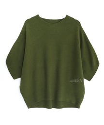 【deBURN 】バットウィングスリーブ ラウンドニット / batwing sleeve round_KN