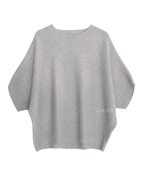 deBURN（デバーン）の「【deBURN 】バットウィングスリーブ ラウンドニット / batwing sleeve round_KN（ニット/セーター・レディース・カーキ/ブラウン/ライトベージュ/ライトグレー/ブラック・FREE）」の3枚目の写真