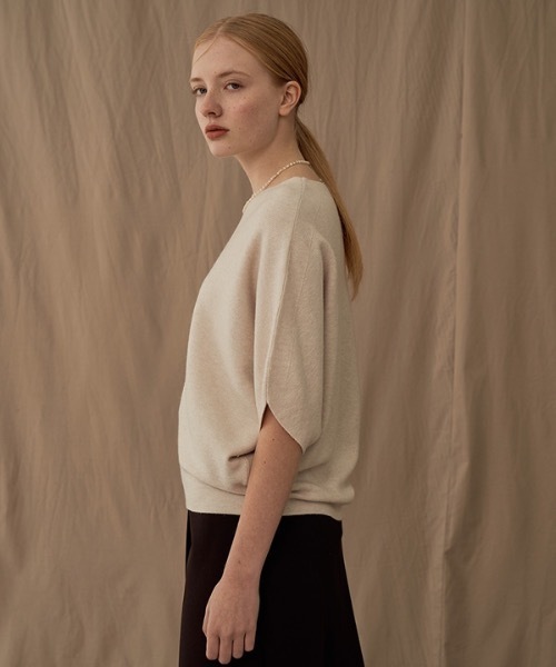 deBURN（デバーン）の「【deBURN 】バットウィングスリーブ ラウンドニット / batwing sleeve round_KN（ニット/セーター・レディース・カーキ/ブラウン/ライトベージュ/ライトグレー/ブラック・FREE）」の21枚目の写真