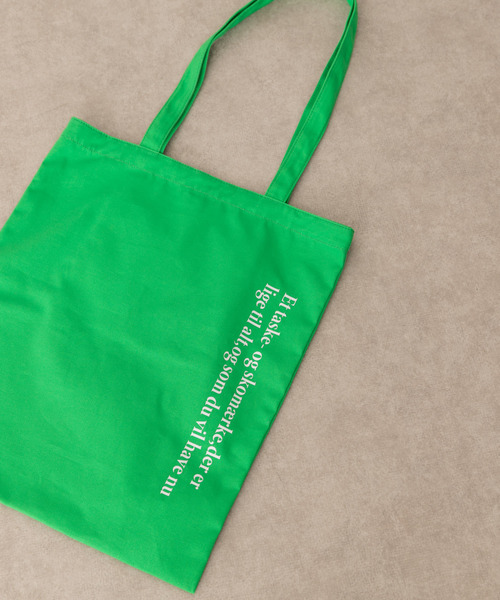 RODE SKO(ロデスコ)の「ロゴトートバッグ(トートバッグ・レディース・グリーン/アニマル/ホワイト/ピンク/ブラック/グレー/オレンジ・ONE)」の4枚目の写真