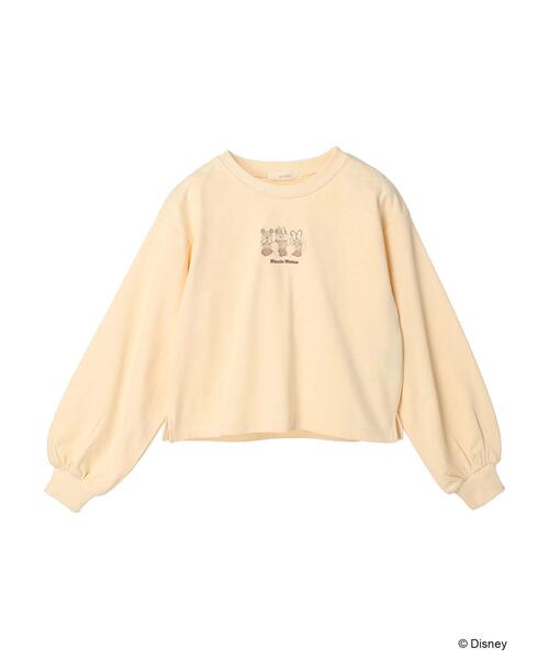 SLURR(スラ―)の「ミッキー&ミニー/プルオーバー(Tシャツ/カットソー・レディース・オフホワイト/ベージュ・FREE)」の22枚目の写真