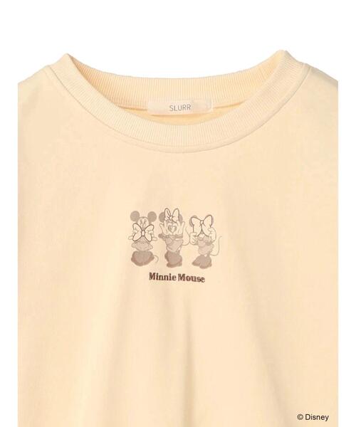 SLURR(スラ―)の「ミッキー&ミニー/プルオーバー(Tシャツ/カットソー・レディース・オフホワイト/ベージュ・FREE)」の19枚目の写真