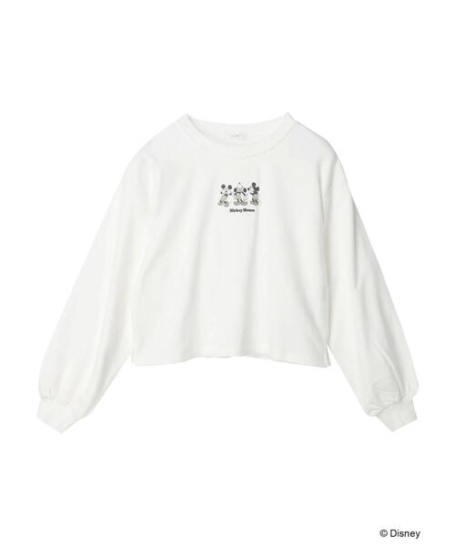 SLURR(スラ―)の「ミッキー&ミニー/プルオーバー(Tシャツ/カットソー・レディース・オフホワイト/ベージュ・FREE)」の12枚目の写真