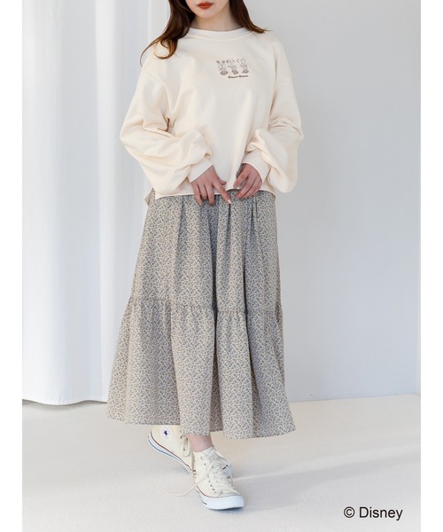 SLURR(スラ―)の「ミッキー&ミニー/プルオーバー(Tシャツ/カットソー・レディース・オフホワイト/ベージュ・FREE)」の10枚目の写真