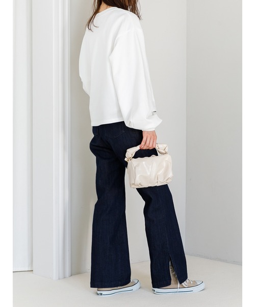 SLURR(スラ―)の「ミッキー&ミニー/プルオーバー(Tシャツ/カットソー・レディース・オフホワイト/ベージュ・FREE)」の8枚目の写真