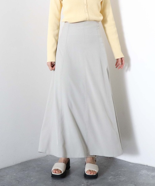 archives（アルシーヴ）の「バックレースアップスカート（スカート・レディース・グレー/ブルー/アイボリー/モカ/ブラック・MEDIUM）」の12枚目の写真