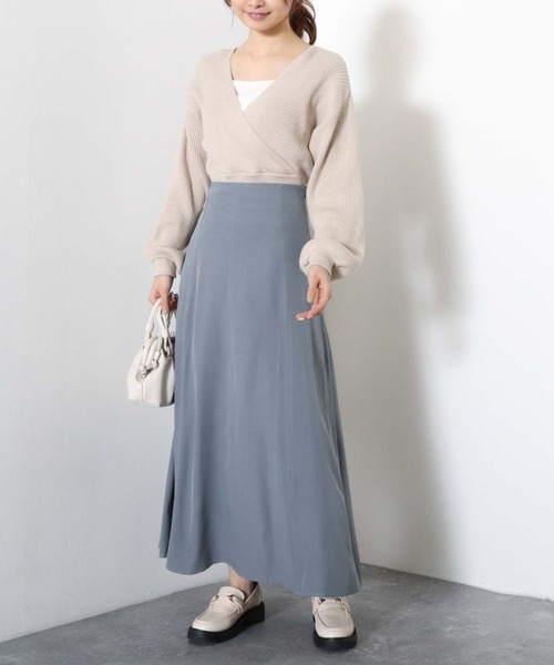 archives（アルシーヴ）の「バックレースアップスカート（スカート・レディース・グレー/ブルー/アイボリー/モカ/ブラック・MEDIUM）」の17枚目の写真