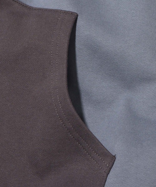 UGG（アグ）の「UGG@mos 配色切替 フーディー（パーカー・レディース・グレー/ネイビー/オレンジ・M/XL/L）」の13枚目の写真