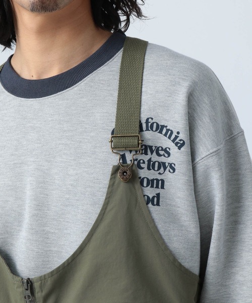 BAYFLOW(ベイフロー)の「【カリフォルニア工務店×BAYFLOW】ベスト(ベスト・メンズ・ブラック/カーキ・FREE)」の11枚目の写真